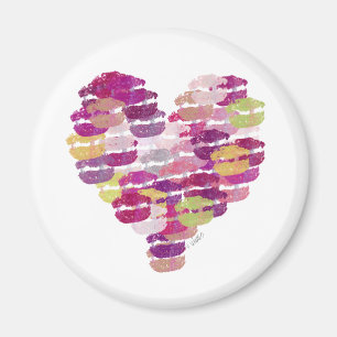 Hart van Kisses Magnet Magneet