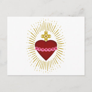 Hart van Maria Briefkaart