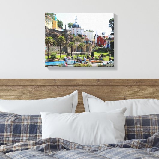 hart van portmeirion canvas afdruk (Insitu (Slaapkamer))