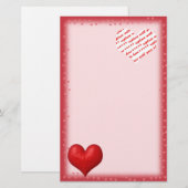 Hart van Rood en Foto Lijst Briefpapier (Voorkant / Achterkant)