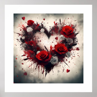 Hart van Rozen Poster