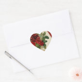 Hart van rozen stickers (Envelop)