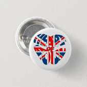 Hart van Soul Union Jack Button (Voorkant /achterkant)