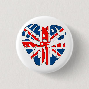 Hart van Soul Union Jack Button