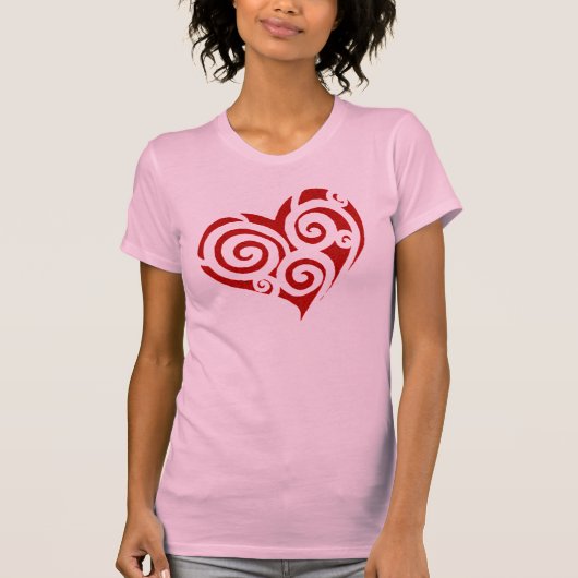 Hart van spiralen, "Crazy Love" T-shirt (Voorkant)