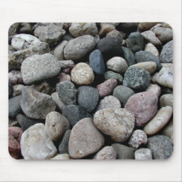 Hart van Stone op Rock Pile Mousepad Muismat