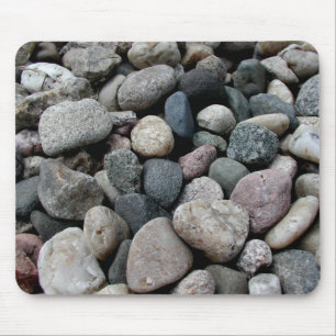 Hart van Stone op Rock Pile Mousepad Muismat