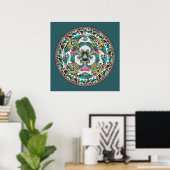 Hart van Surrender Mandala 13 Poster (Thuiskantoor)