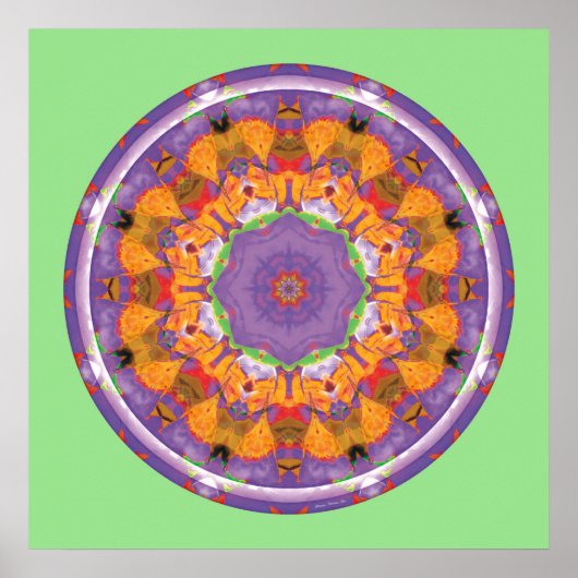 Hart van Surrender Mandala 7 Poster (Voorkant)