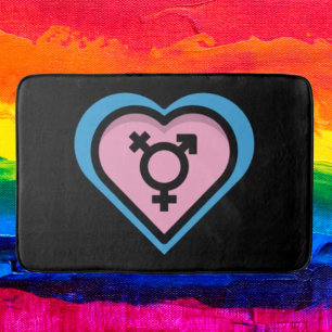 Hart van Trans Pride Badmat