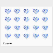 Hart van vis, mooi cadeau voor visliefhebbers sticker (Vel)