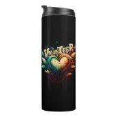 Hart van vrijwilliger thermosbeker (Geroteerd rechts)