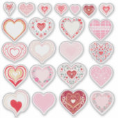 Hart Variëteit op maat gesneden vinyl sticker (Voorkant)