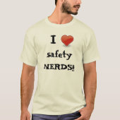 hart, veiligheid NERDS! T-shirt (Voorkant)