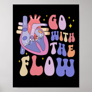Hart Verpleegkundige Anatomie Cardiologie Menselij Poster
