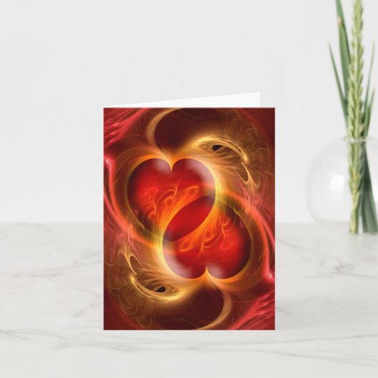 Hart via hart kaart (Voorkant)