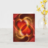 Hart via hart kaart (Gele Bloem)