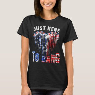 Hart Vierde juli 4 juli IM gewoon hier om B T-shirt