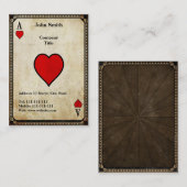  hart visitekaartje (Voorkant / Achterkant)