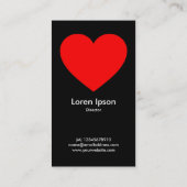 hart visitekaartje (Achterkant)