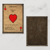  hart visitekaartje (Voorkant / Achterkant)