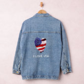 *~* HART Vlag AP27 Oude Glorie Patriottische Liefd Denim Jacket (Hangar)