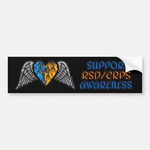 Hart/voeringen/brand.. RSD/CRPS Bumpersticker