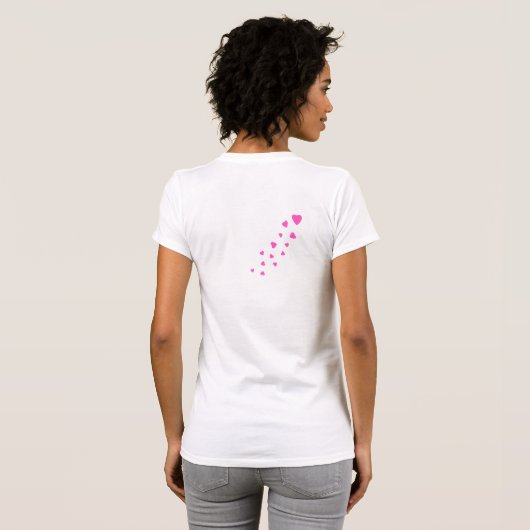 Hart vol Liefde T shirt (Achterkant volledig)
