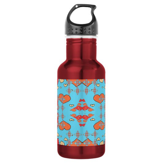 Hart Vonken Waterfles (Voorkant)