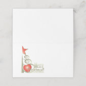 Hart voor Kerstmis (Buitenkant ongevouwen)