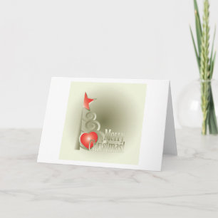 Hart voor Kerstmis Kaart
