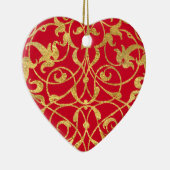 Hart voor sierdoeleinden keramisch ornament (Rechts)