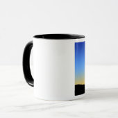 Hart-vormige herfst lekt paar mok (Voorkant links)