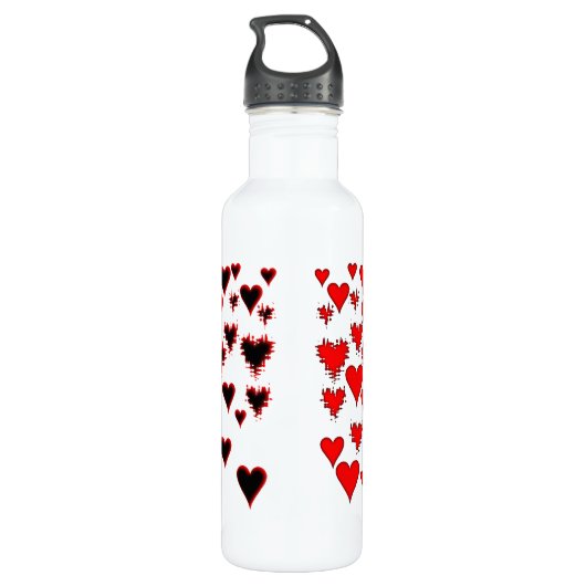 hart waterfles (Achterkant)