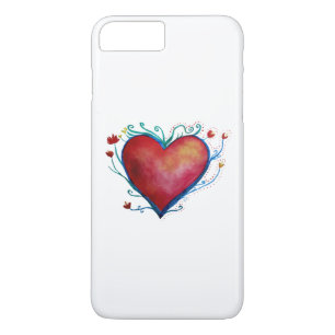 Hart Waterverf Apple iPhone 7 Plus, er nauwelijks iPhone 8 Plus / 7 Plus Hoesje