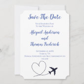 Hart Weddenschap bij instapweigering vliegtuig bes Save The Date (Voorkant)