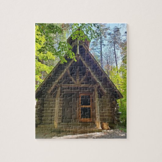 Hart Wick Pines Chapel, Michigan Legpuzzel (Verticaal)