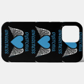 Hart/Wingen... Dystonie Case-Mate iPhone Case (Achterkant (horizontaal))