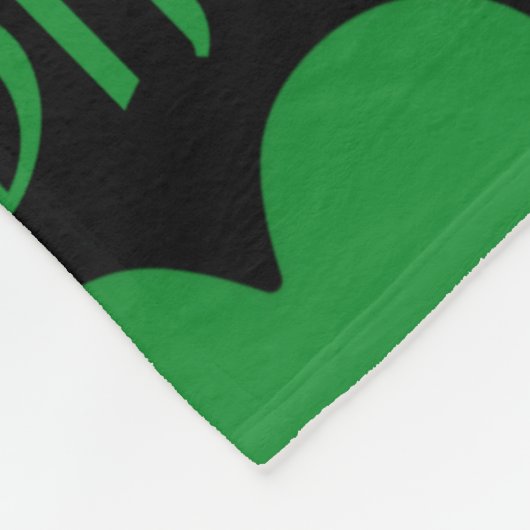 Hart/Wings...C Diff Fleece Deken (Hoek)