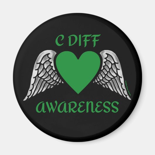 Hart/Wings...C Diff Magneet (Voorkant)