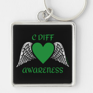 Hart/Wings...C Diff Sleutelhanger