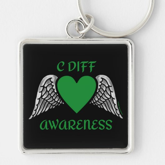 Hart/Wings...C Diff Sleutelhanger (Voorkant)