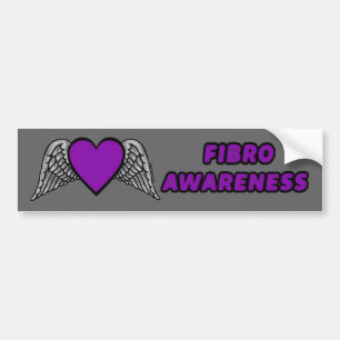 Hart/Wings...Fibro Bumpersticker
