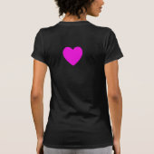 HART, wit roze T-shirt (Achterkant)