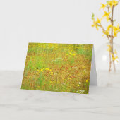 Hart zegt nooit vaarwel Kaart (Gele Bloem)