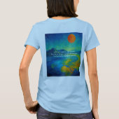 Hart-Zon als centrum T-shirt (Achterkant)