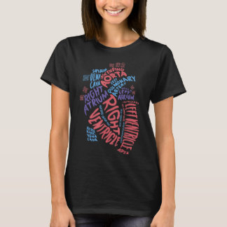 Hartaandoeningen Anatomisch harthart Cardiologie M T-shirt