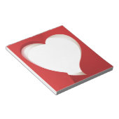 Hartaantekening 5.5 x 6 Notitieblok (Schuin)