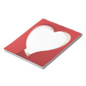 Hartaantekening 5.5 x 6 Notitieblok (Gedraaid)