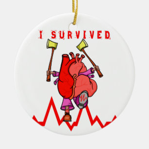 Hartaanval Survivor Keramisch Ornament